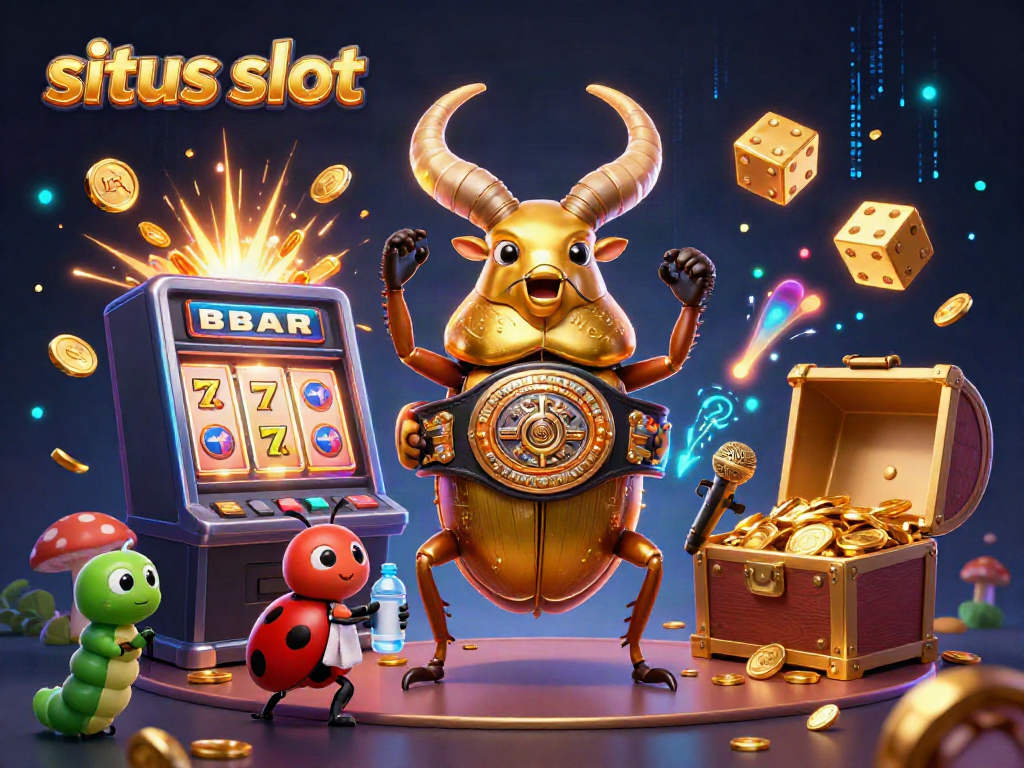 Experience exciting wins with the "situs slot" featuring vibrant symbols and dynamic game elements in an immersive atmosphere.