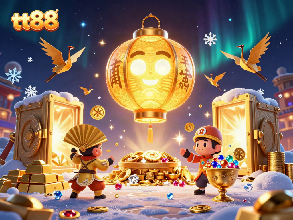 Experience the magic of tt88 as the golden lantern spirit celebrates jackpot wins with dazzling treasures.