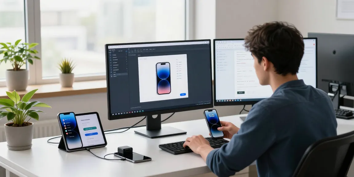 使用爱思助手进行iPhone故障排除的用户在现代办公环境中的场景