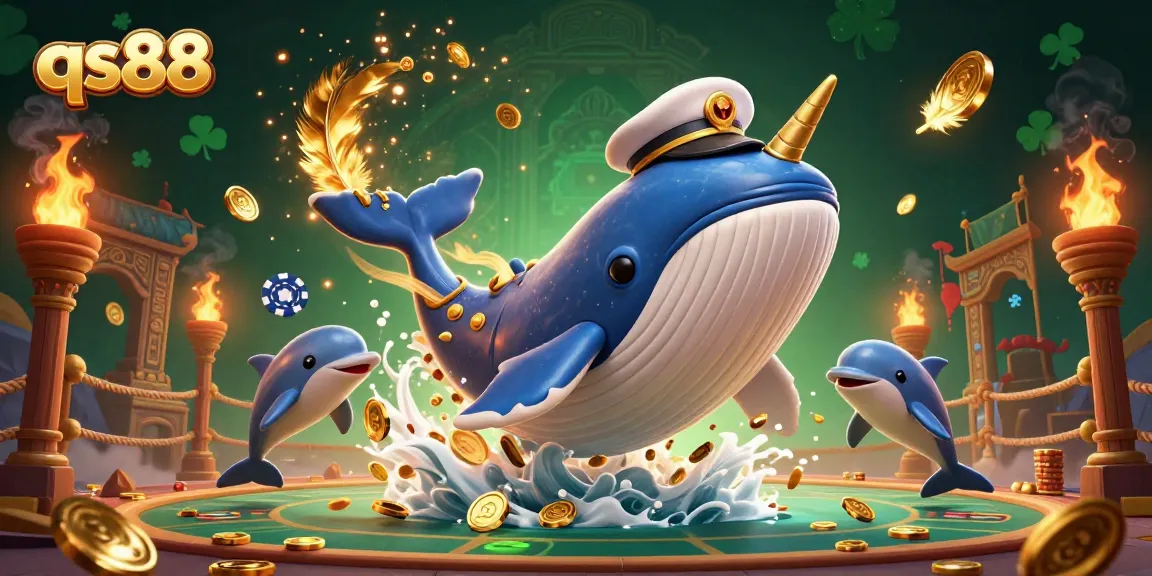 Experience thrilling wins at qs88 with lively sea creatures and vibrant casino elements in action.