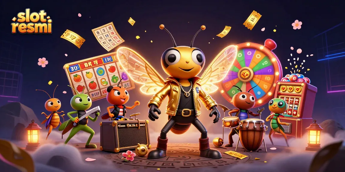 Experience thrilling slot resmi action with vibrant 3D illustrations of characters and elements.