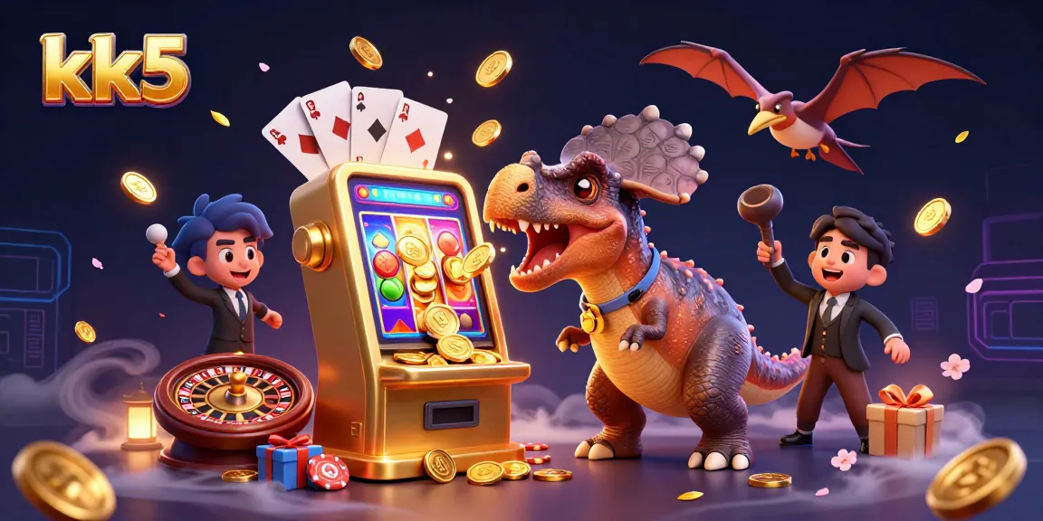 Experience the excitement of winning at kk5 with a pachycephalosaurus and jackpot coins!