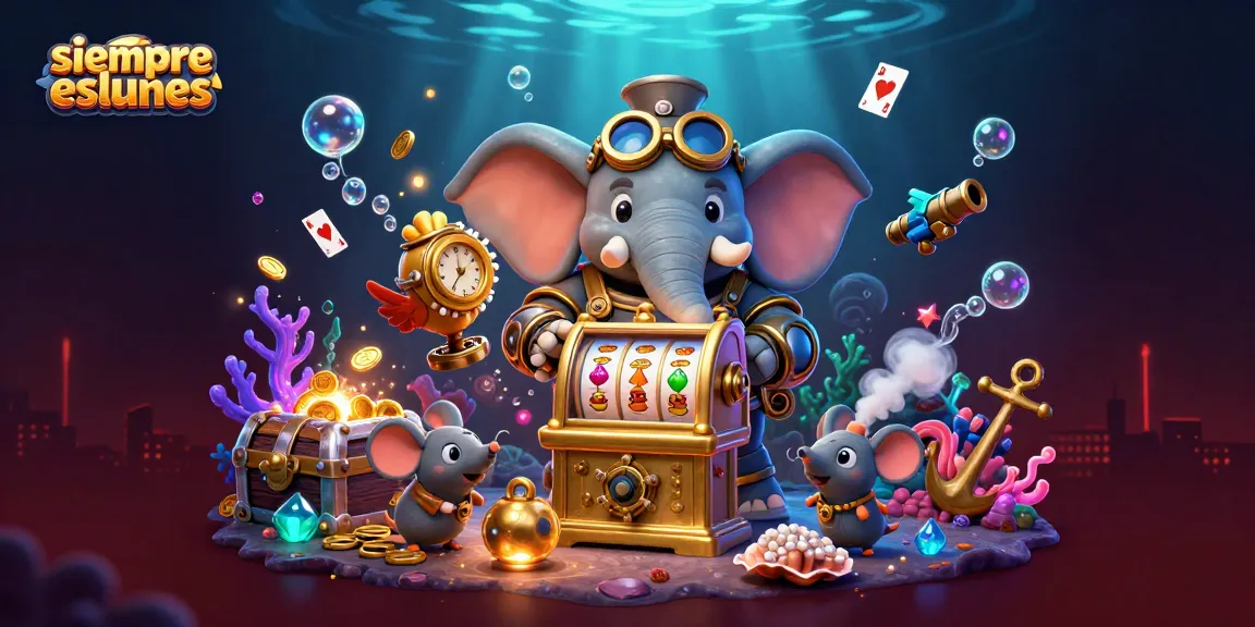 Engage with siempreeslunes through exciting slot machine action in this vibrant 3D scene.