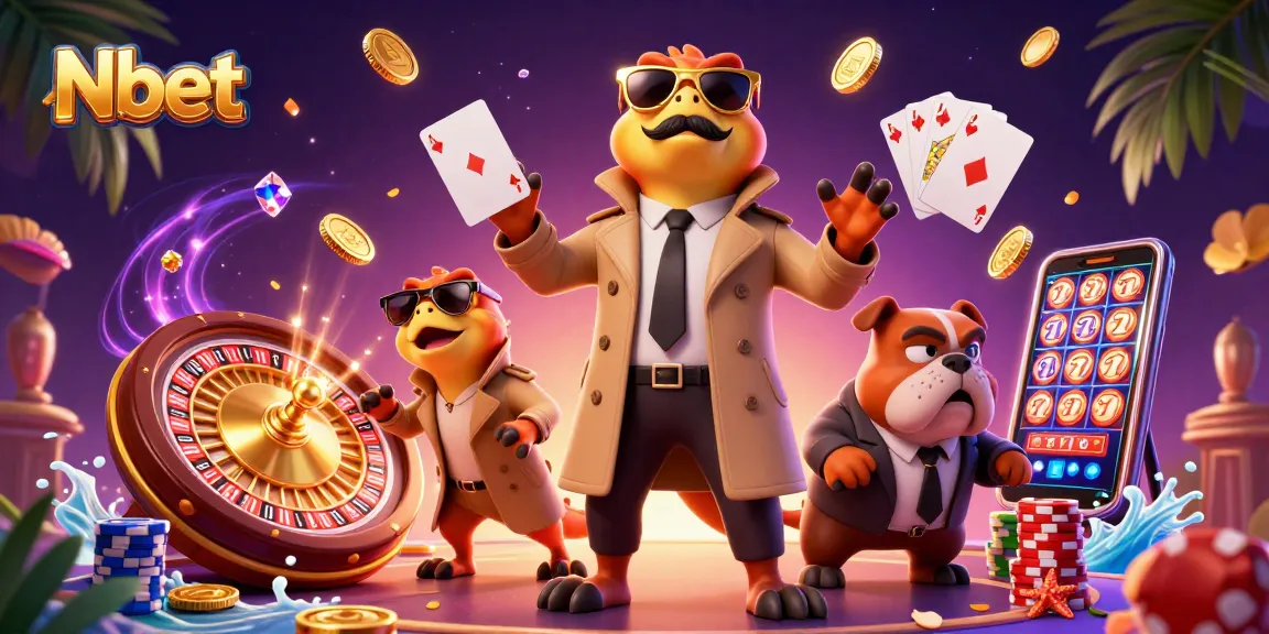 Nbet raptors enter VIP casino with sparkling gems, coins flying, and casino excitement.